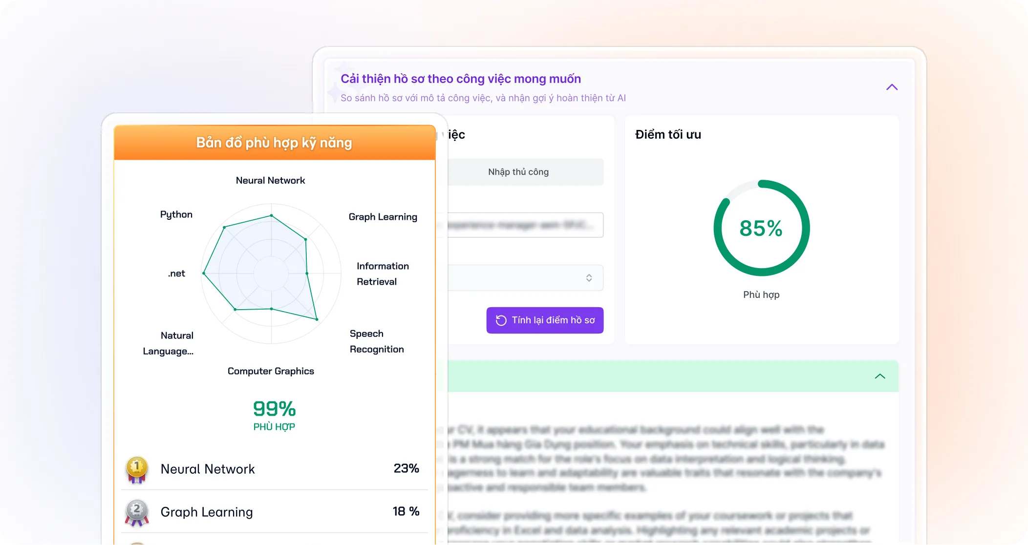 Lộ trình cá nhân hóa kiến tạo tương lai - Skill Gap Analysis